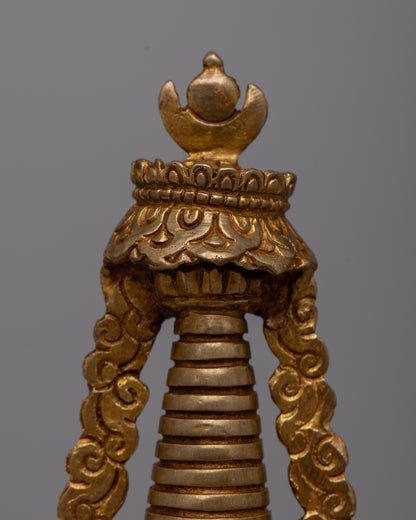 Handcrafted Copper Stupa Statue | Elevate Your Space with Spiritual Grace