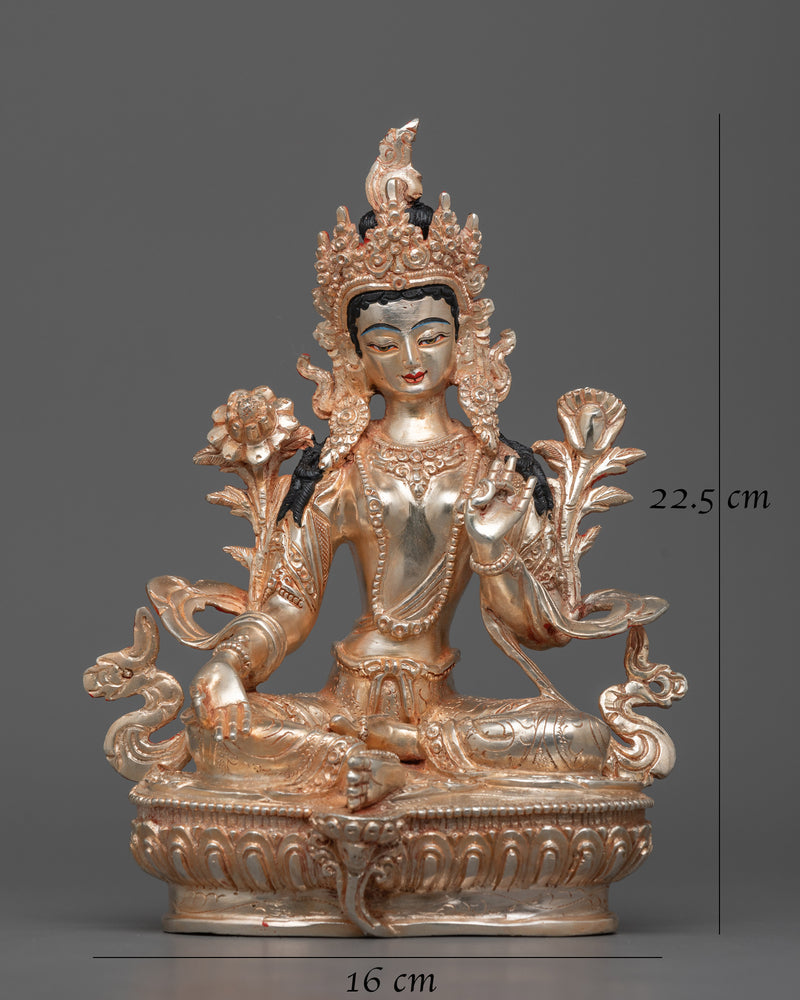 Green Tara Goddess Statue | Bring Serenity and Blessings into Your Space