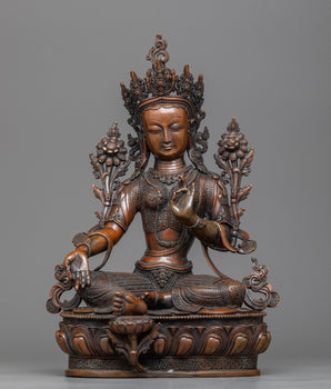green-tara-buddha-sculpture