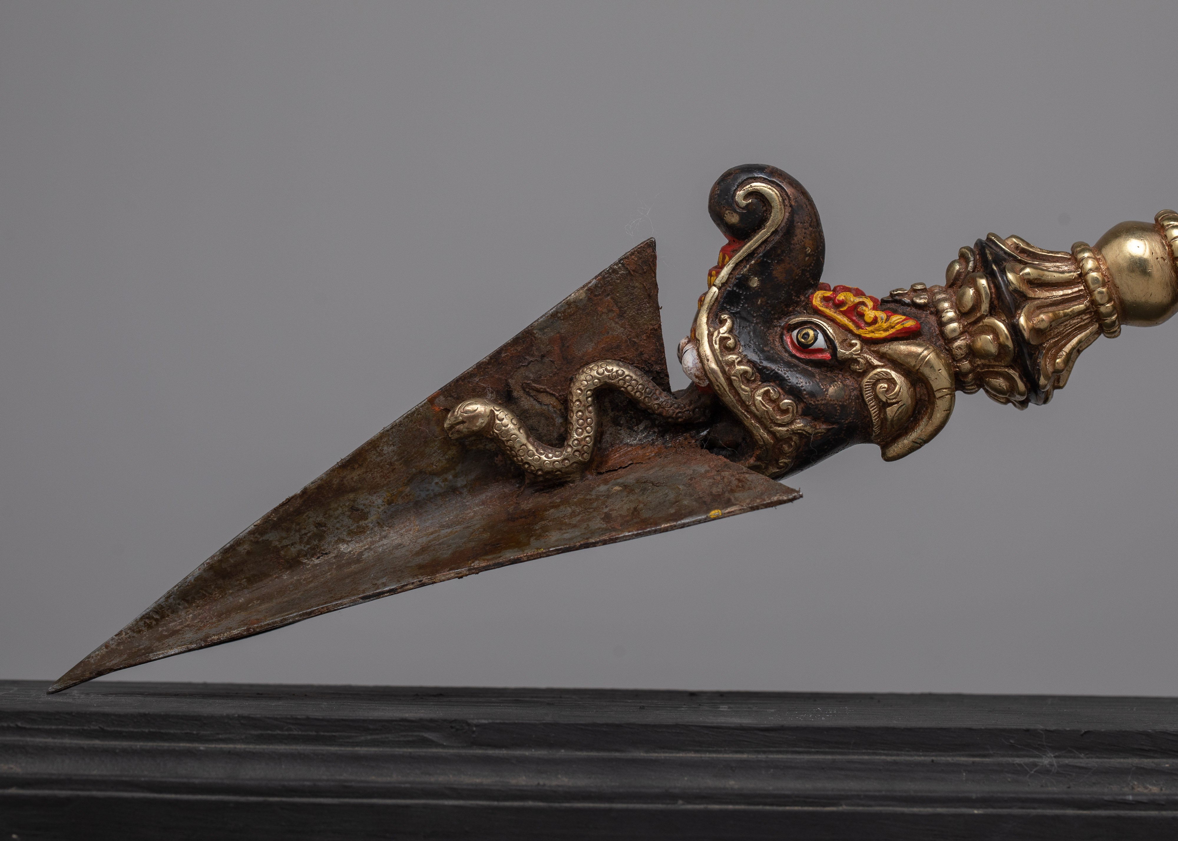 3 Side Face Meditation Tibetan Dagger | Enhance Your Meditation Practice with Symbolic Artistry