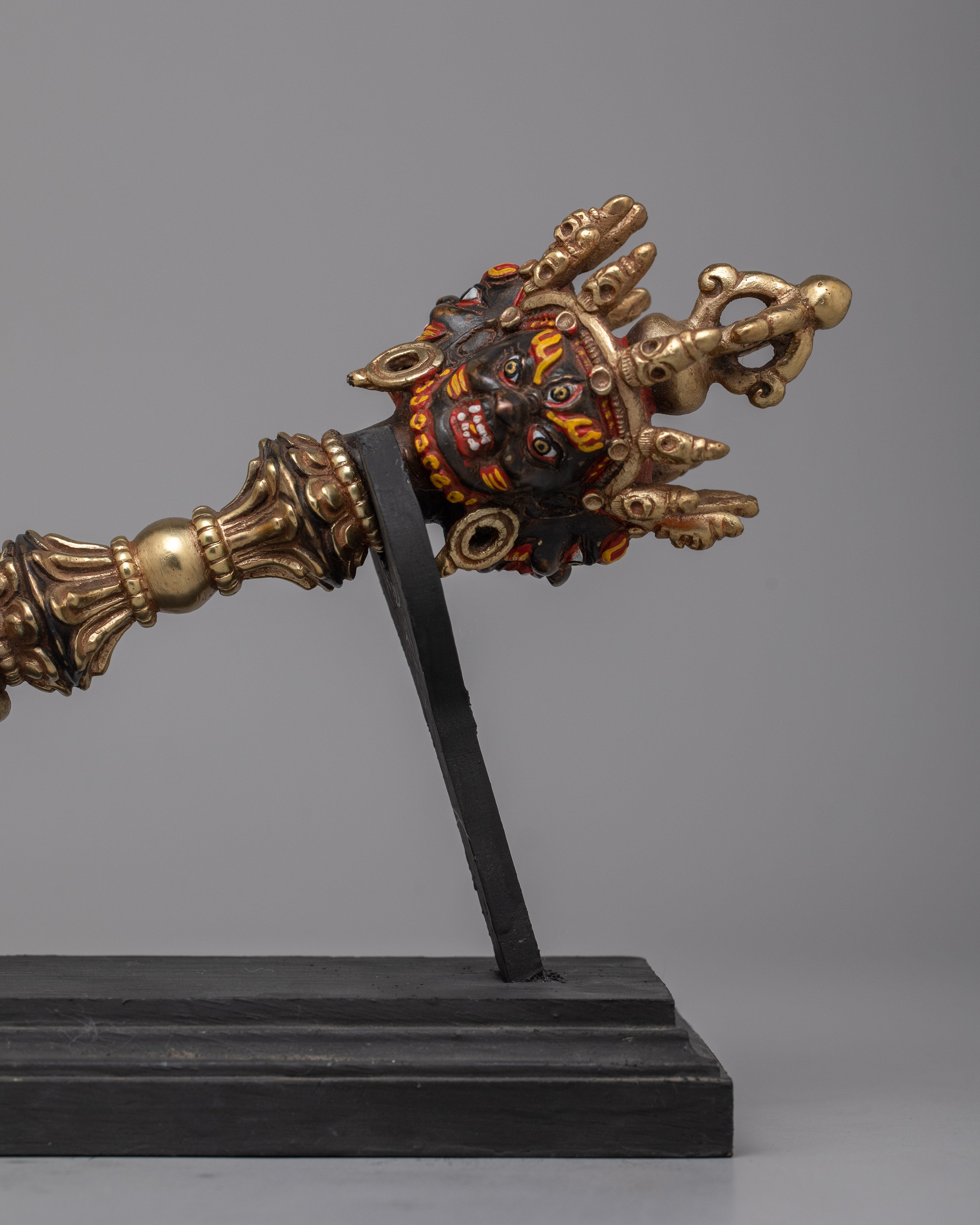 3 Side Face Meditation Tibetan Dagger | Enhance Your Meditation Practice with Symbolic Artistry