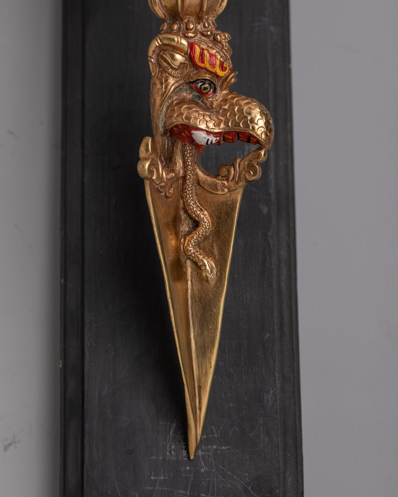 3 Mahakala Face Phurba | Dagger for Spiritual Protection and Transformatio