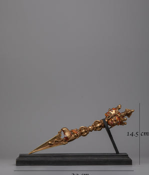3 Mahakala Face Phurba | Dagger for Spiritual Protection and Transformatio