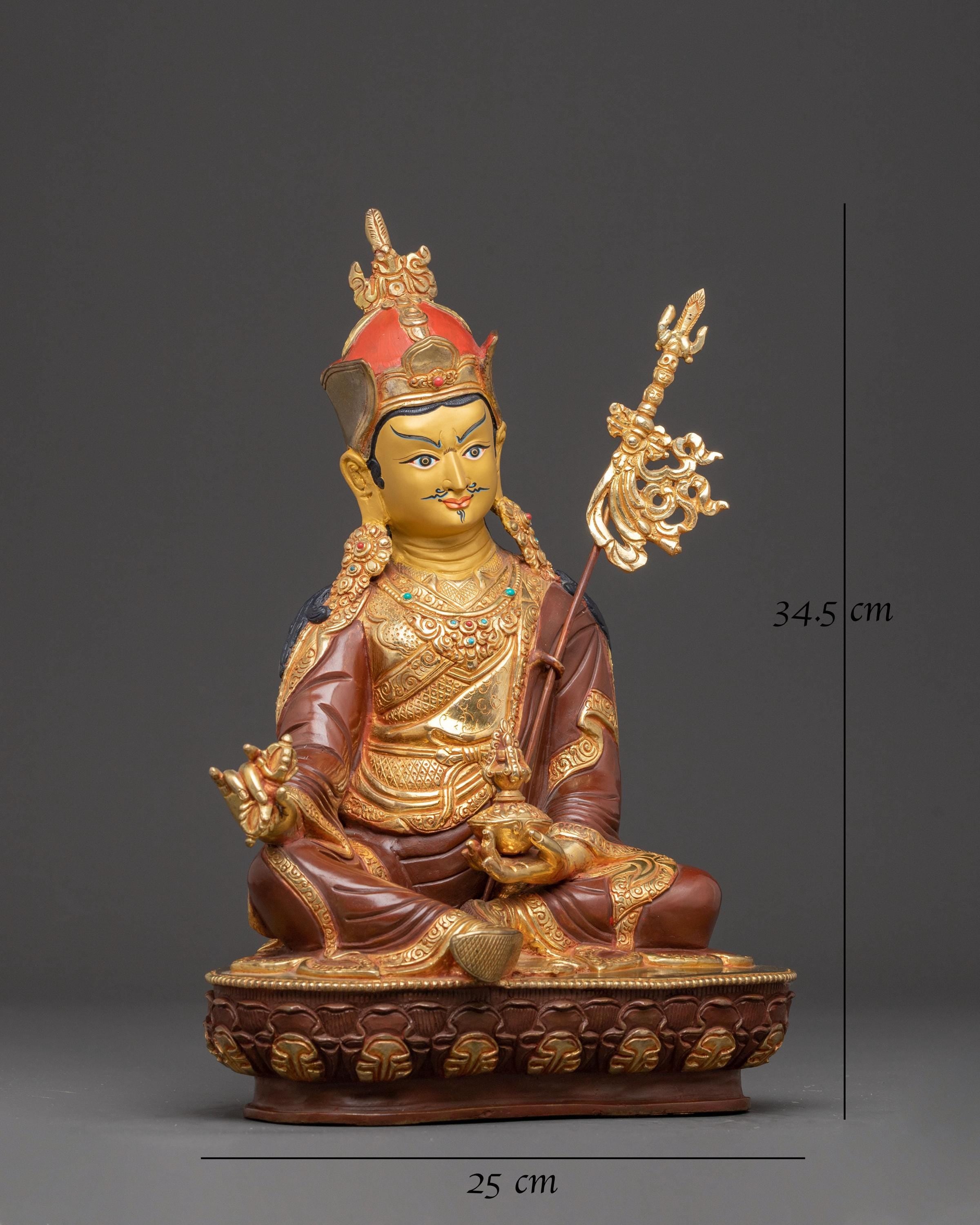Handmade Master Padmasambhava Statue | Lotus Born Guru Rinpoche