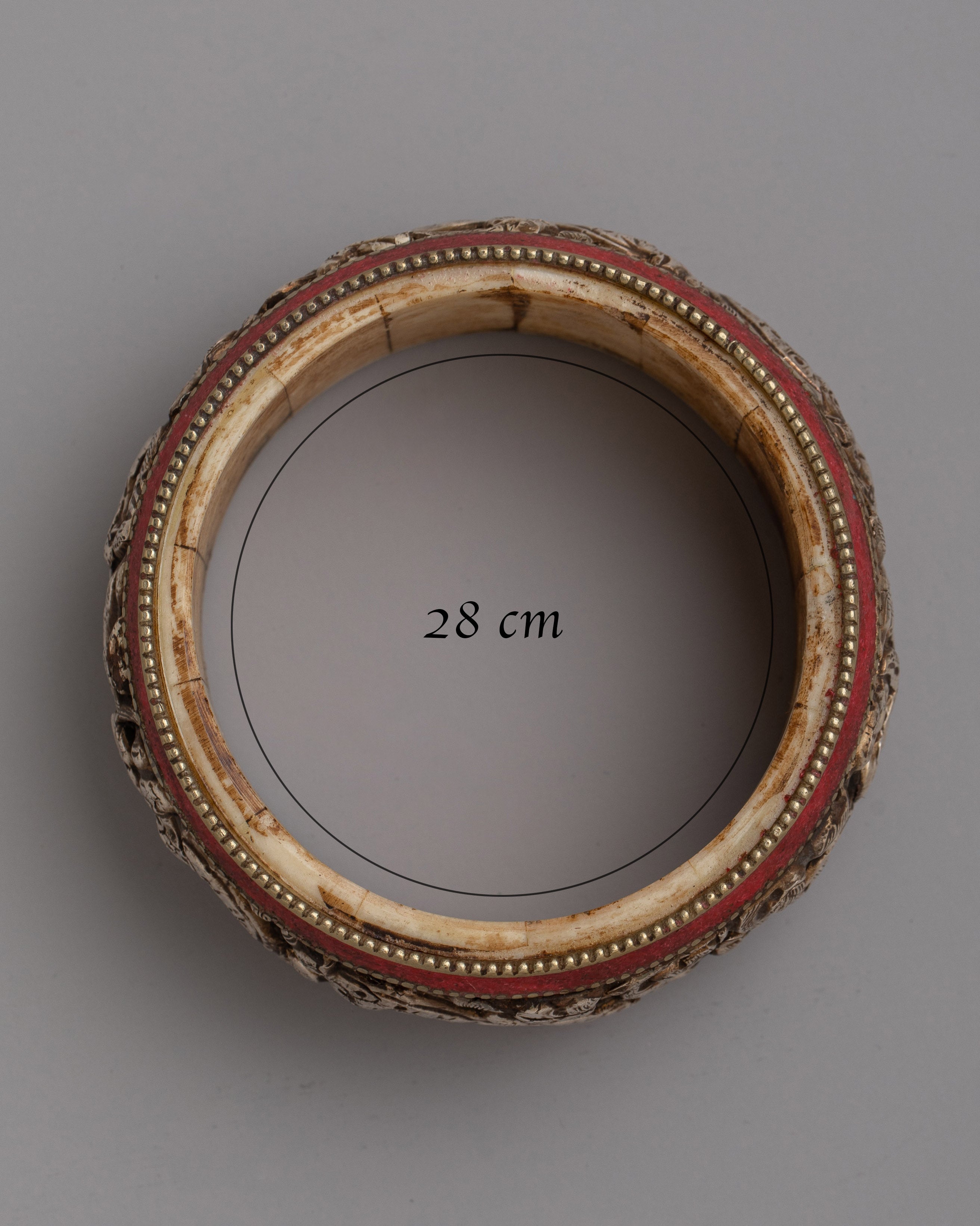 Tibetan Silver Bangle Bracelet | Handcrafted Ethnic Jewelry