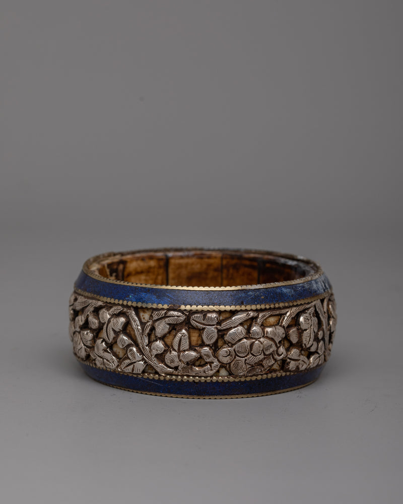 Tibetan Design Bangle | Intricately Crafted Jewelry Inspired by Himalayan Tradition