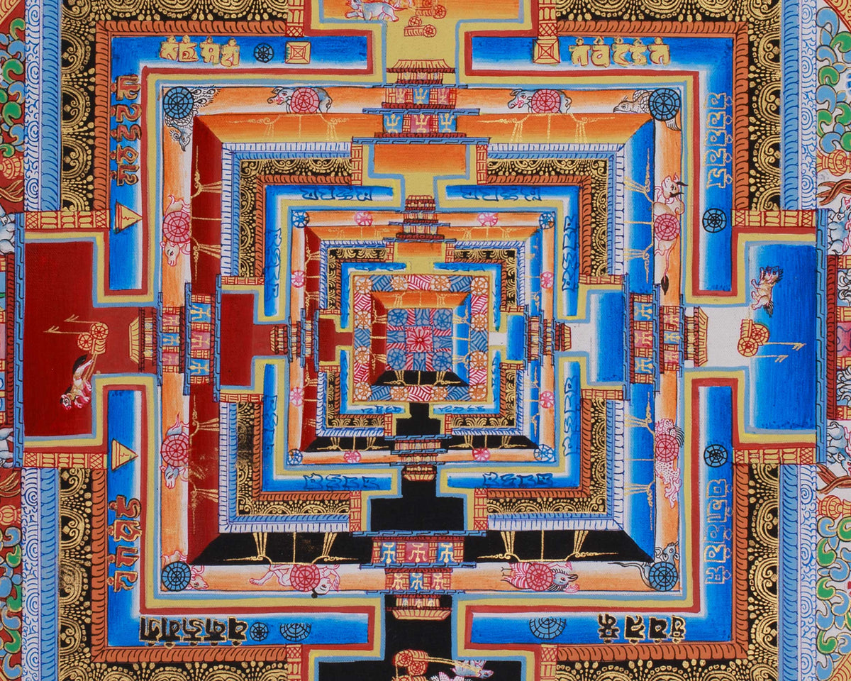 Himalayan Mandala Thangka | Kalachakra Mandala