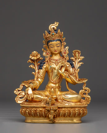himalayan-green-tara-statue