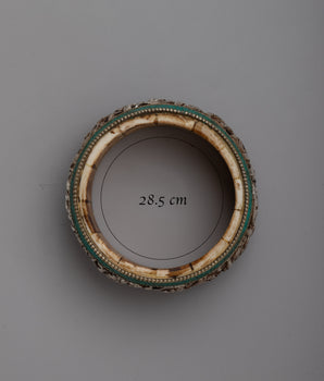 Silver Round Bangle | Delicate Statement Piece for Everyday