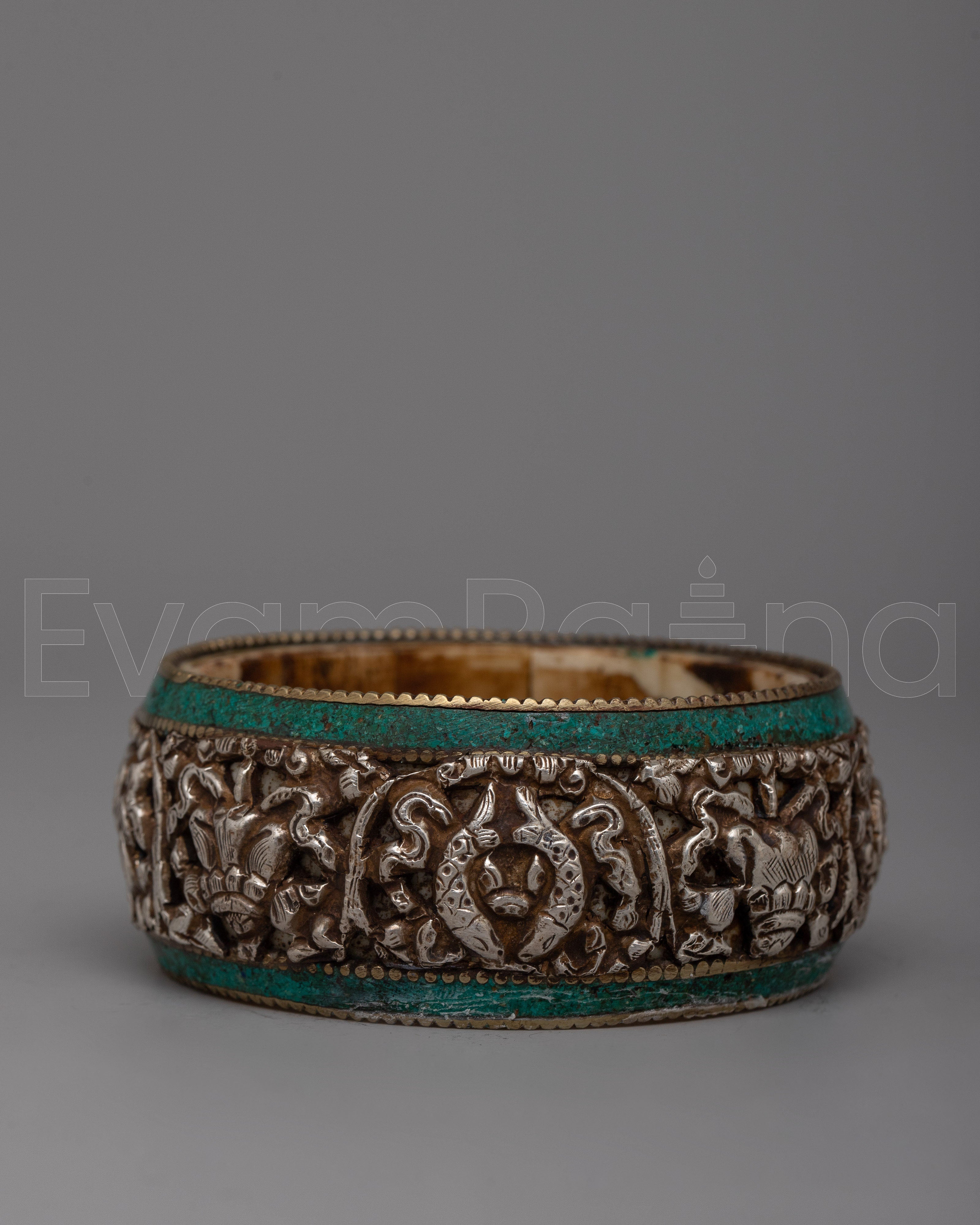 8 Auspicious Symbol Bangle