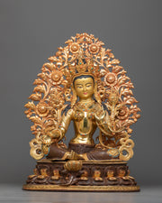 mother-green-tara-copper-sculpture