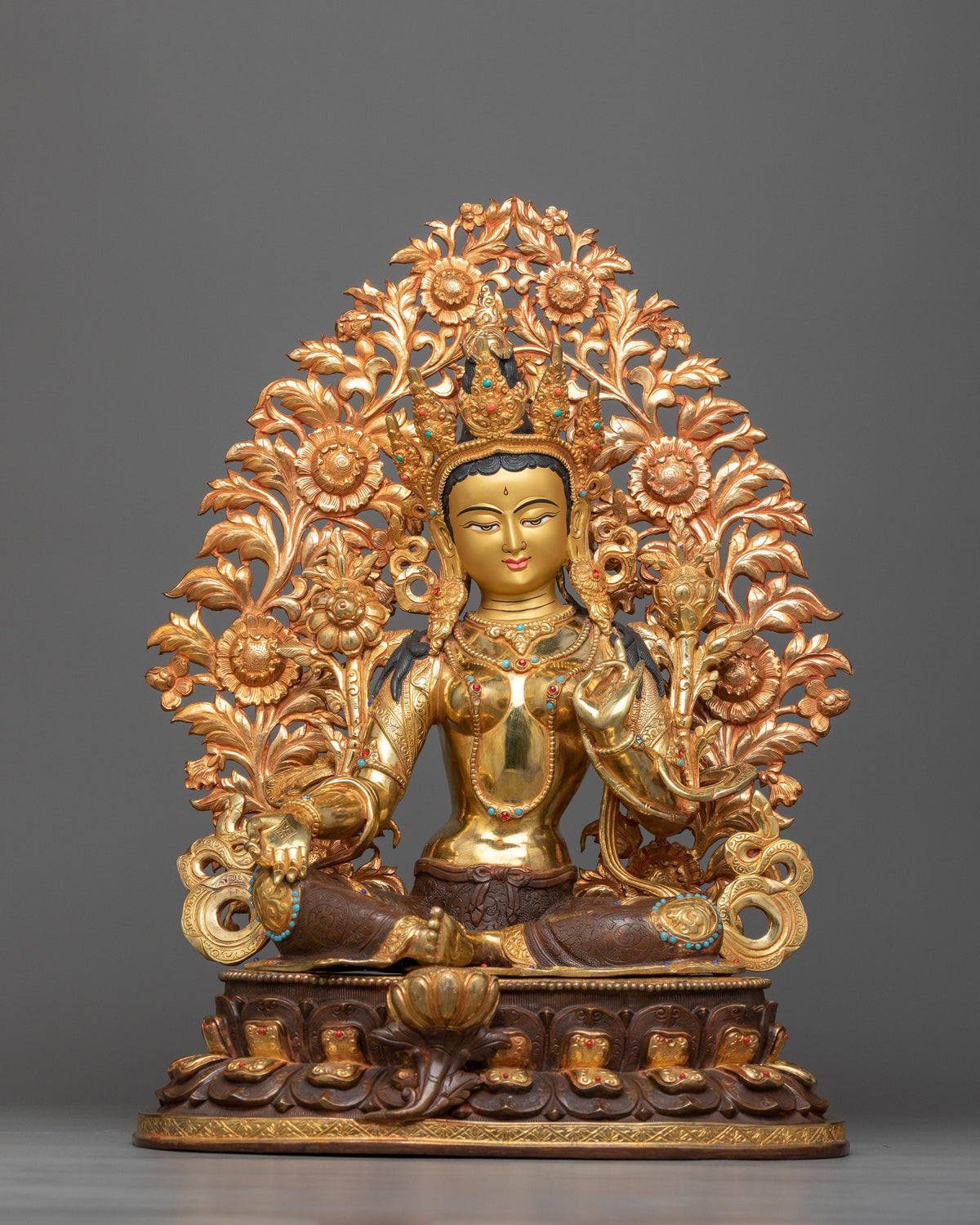mother-green-tara-copper-sculpture