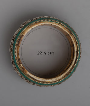 Handcrafted Tibetan Silver Bangle | A Statement of Cultural Pride and Beauty