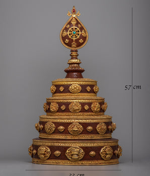 Rice Mandala Offering Set | Sacred Symbolism for Ritual and Devotion