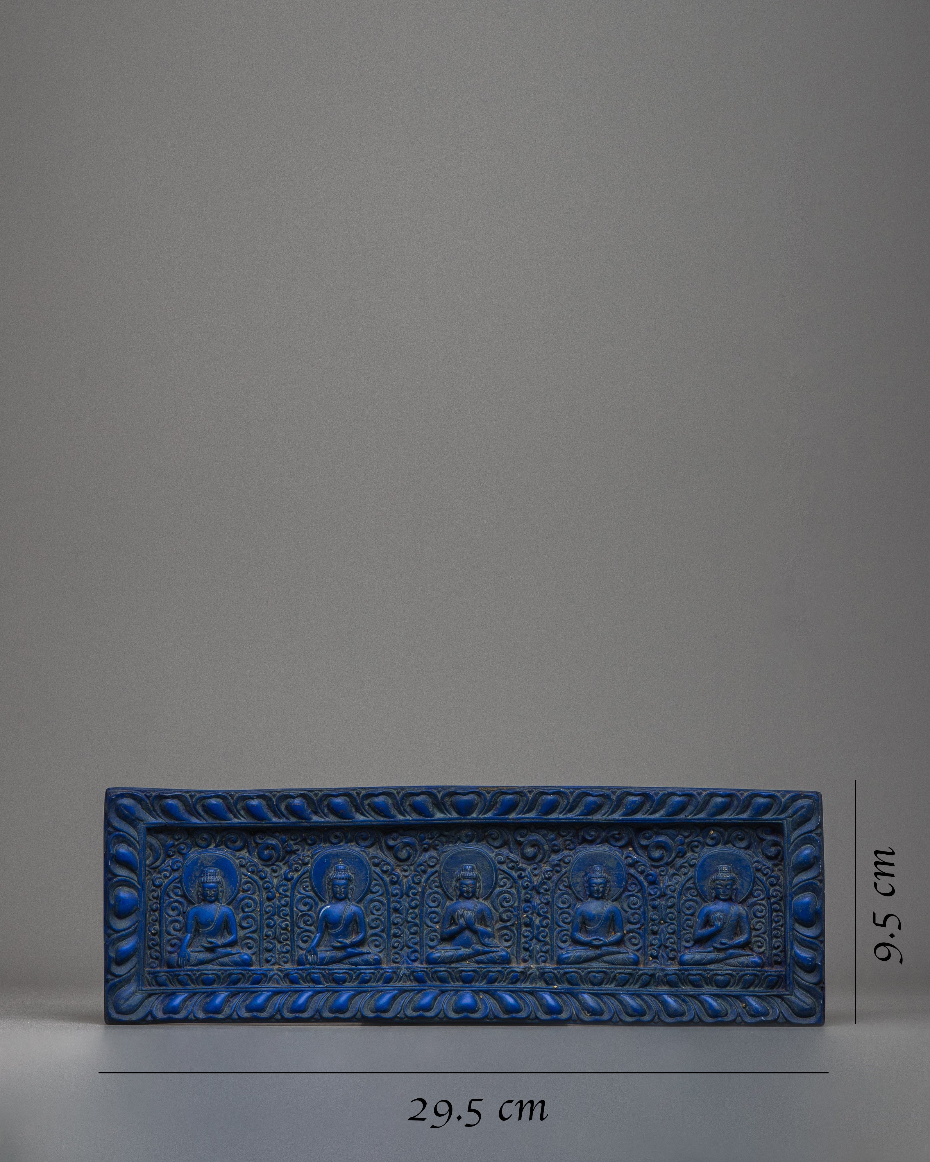 Dhyani Buddha Fiber Wall Hanging | Serene Spiritual Presence for Home Decor
