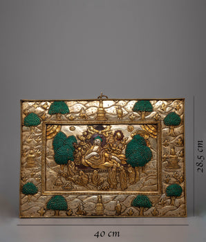 Copper Buddha Parinirvana Wall Hanging | Symbol of Transcendence and Peace