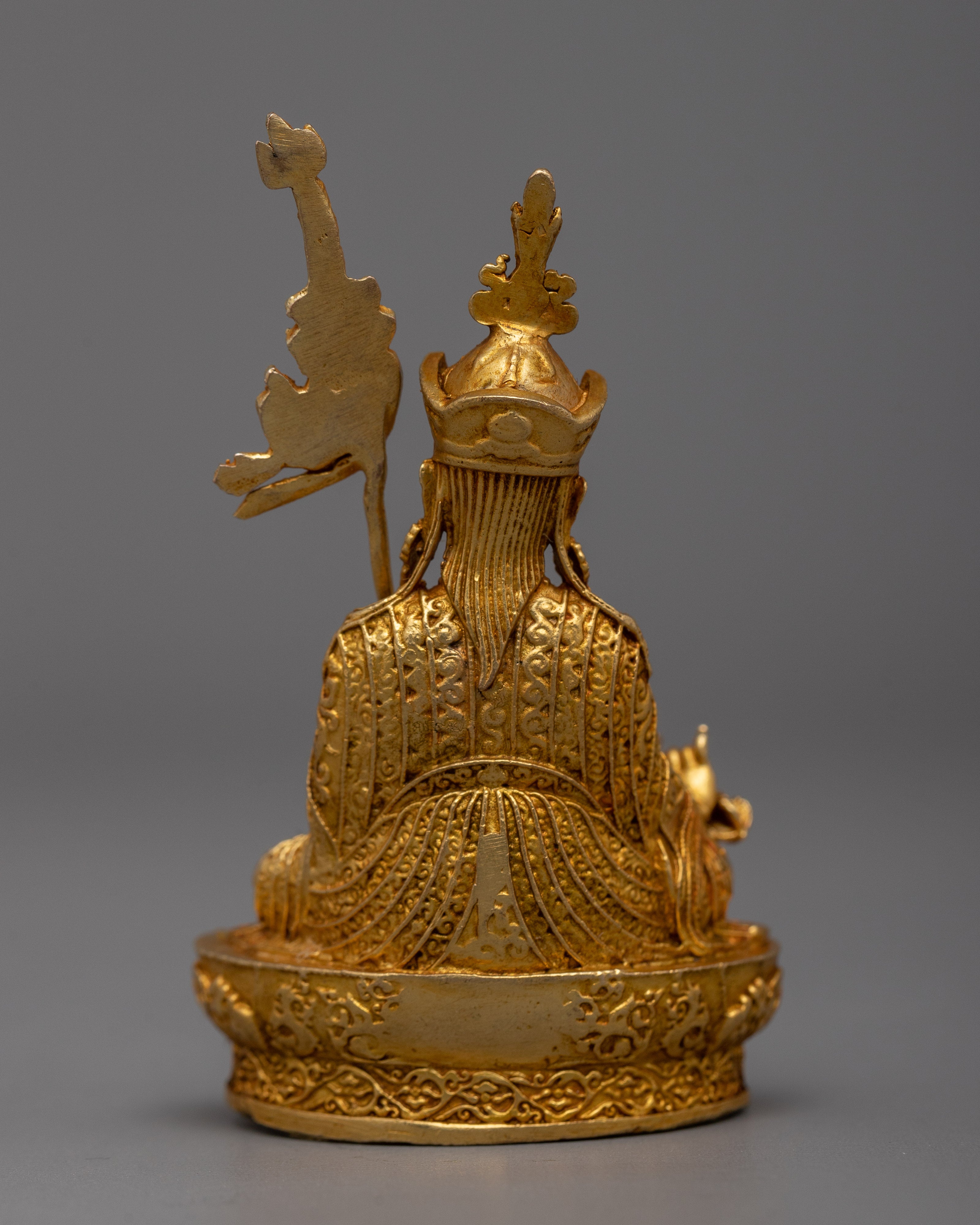 Miniature Guru Rinpoche Statue | 24K Gold Plated Spiritual Master