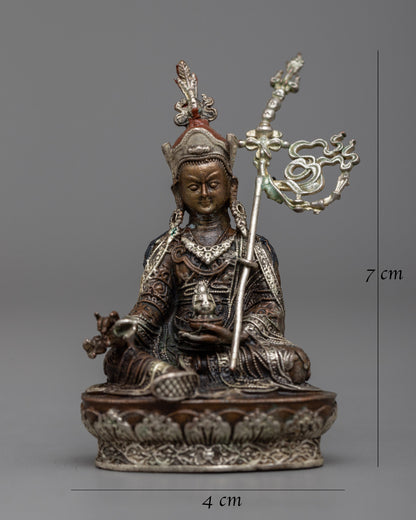 Master Guru Rinpoche Statue | Copper Form Enriched with 24K Gold Finish