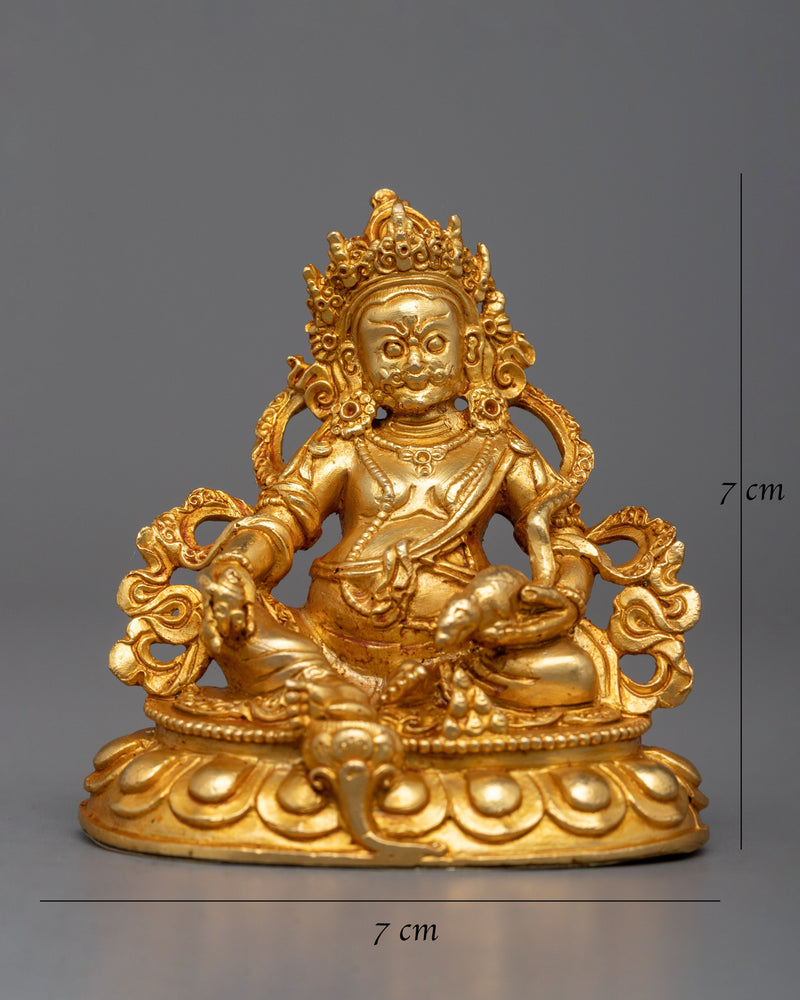 Wealth Deity Machine Made Dzambhala Statue | Symbol of Wealth and Prosperity Crafted with Precision