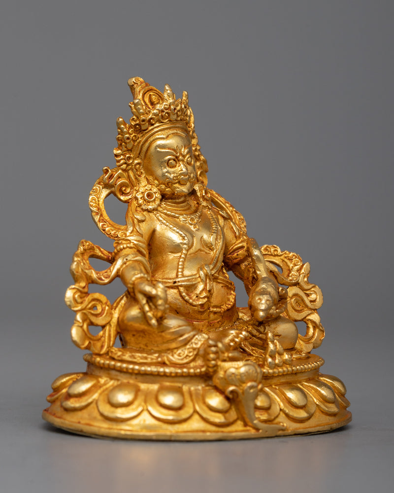 Wealth Deity Machine Made Dzambhala Statue | Symbol of Wealth and Prosperity Crafted with Precision