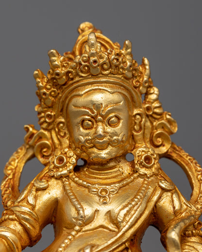 Wealth Deity Machine Made Dzambhala Statue | Symbol of Wealth and Prosperity Crafted with Precision