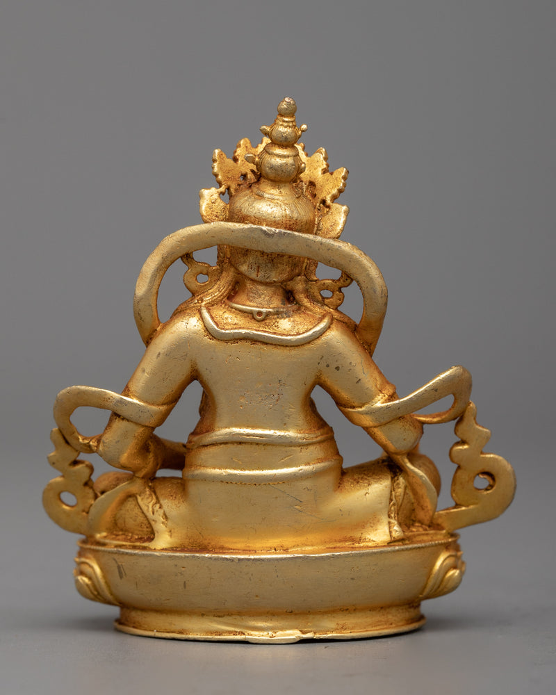 Small Sized Dzambhala Statue | Symbol of Prosperity in Compact Elegance