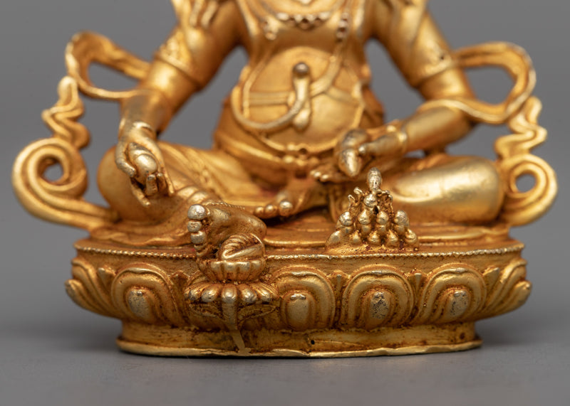 Small Sized Dzambhala Statue | Symbol of Prosperity in Compact Elegance