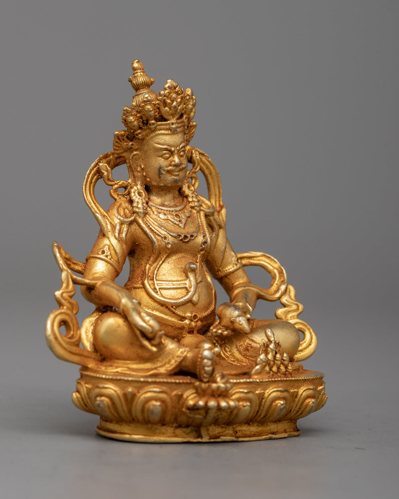 Small Sized Dzambhala Statue | Symbol of Prosperity in Compact Elegance