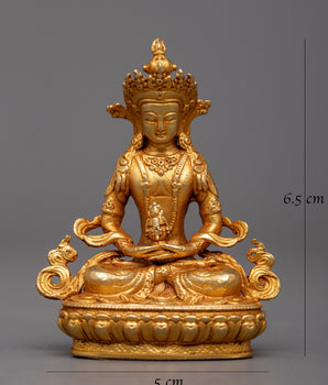 Amitayus Machine Made Buddha Statue | Embodiment of Eternal Life and Spiritual Blessings