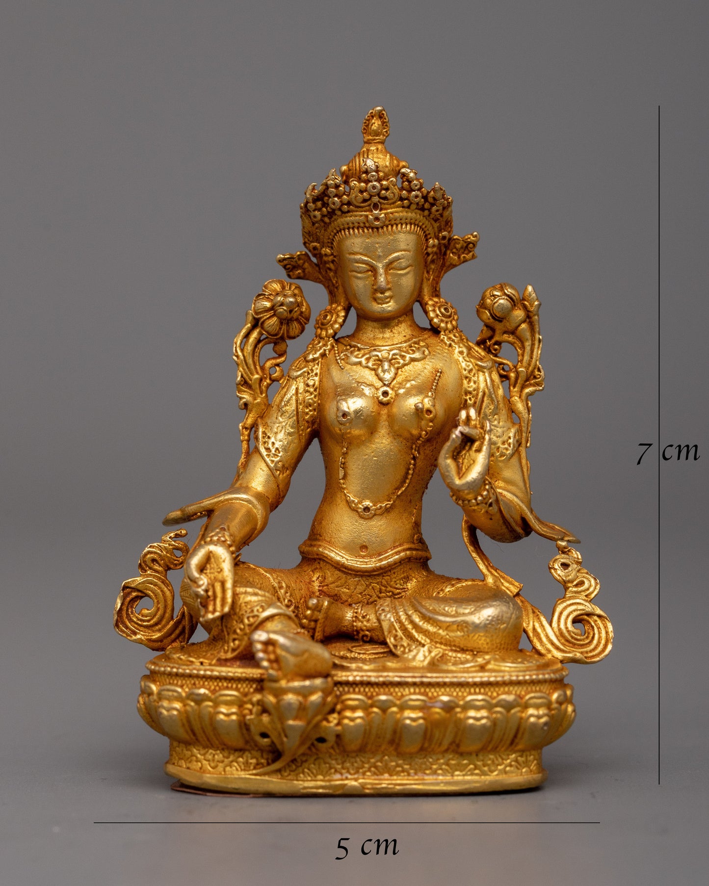 Machine-Made Green Tara Statue | Divine Protection, and Compassion