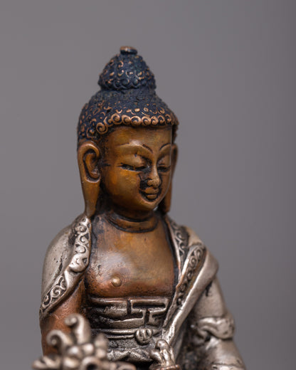 Copper Medicine Buddha Statue | Symbolizing Healing and Spiritual Wellness