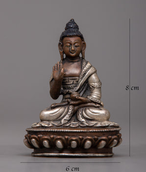 Machine Molded Amoghasiddhi Buddha Statue | Intricately Crafted of the Enlightened One