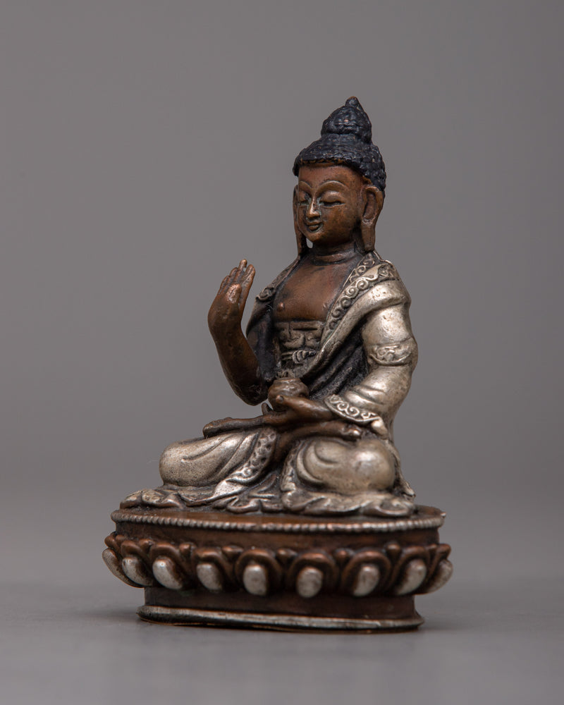 Machine Molded Amoghasiddhi Buddha Statue | Intricately Crafted of the Enlightened One