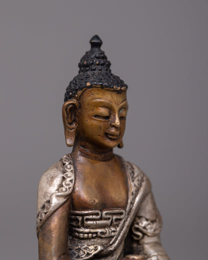 Copper Amitabha Buddha Statue | Buddha of Infinite Light, Crafted in Copper