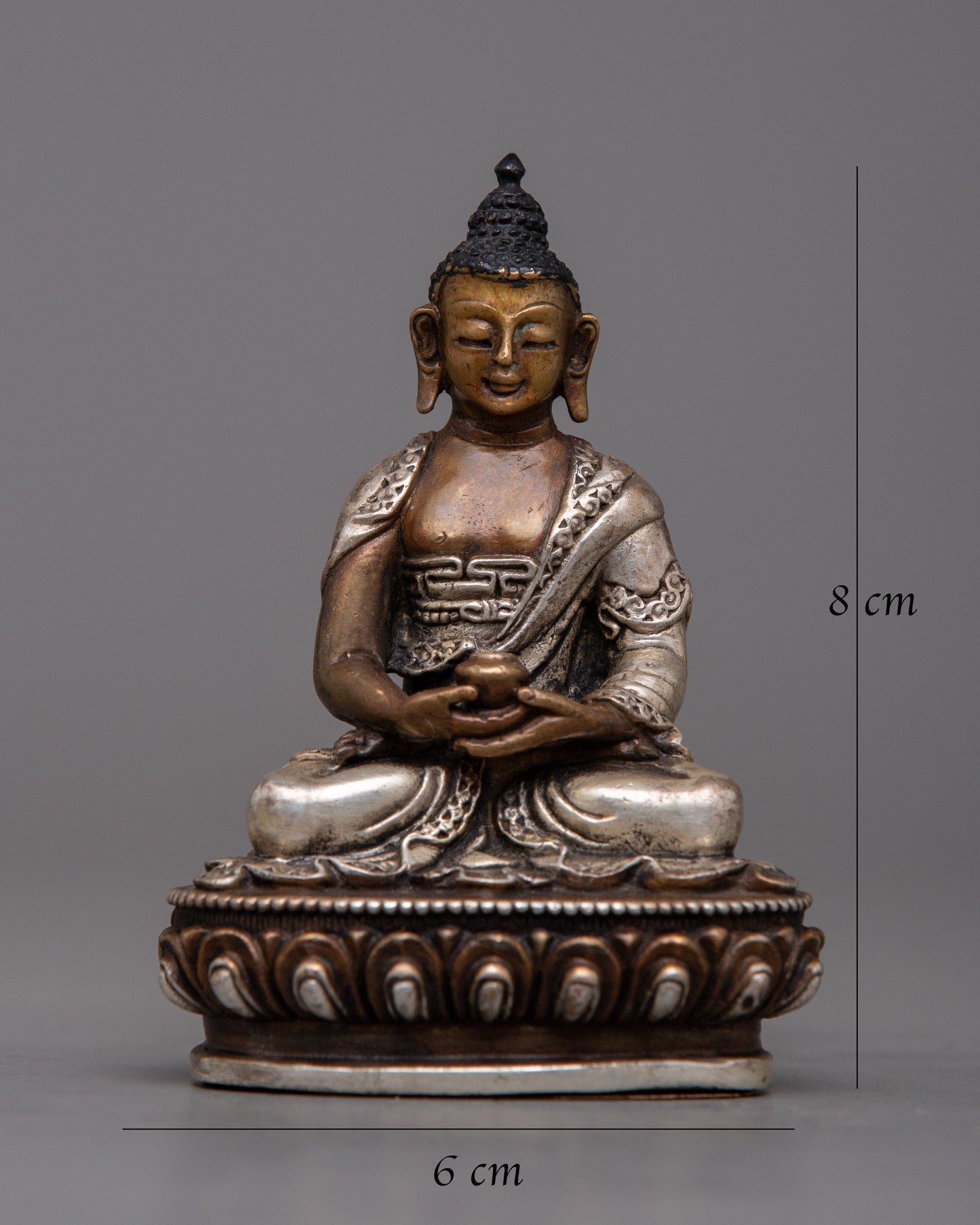 Copper Amitabha Buddha Statue | Buddha of Infinite Light, Crafted in Copper