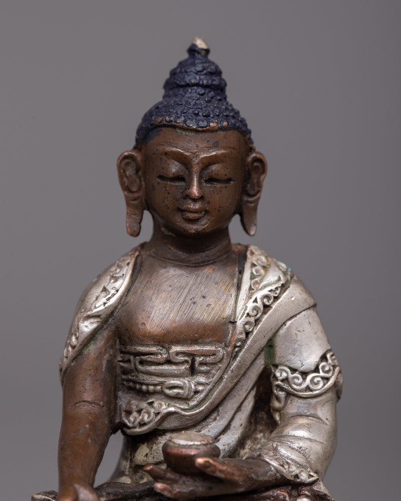 Copper Ratnasambhava Buddha Statue |  Sacred  Buddha of Jewel-Bor