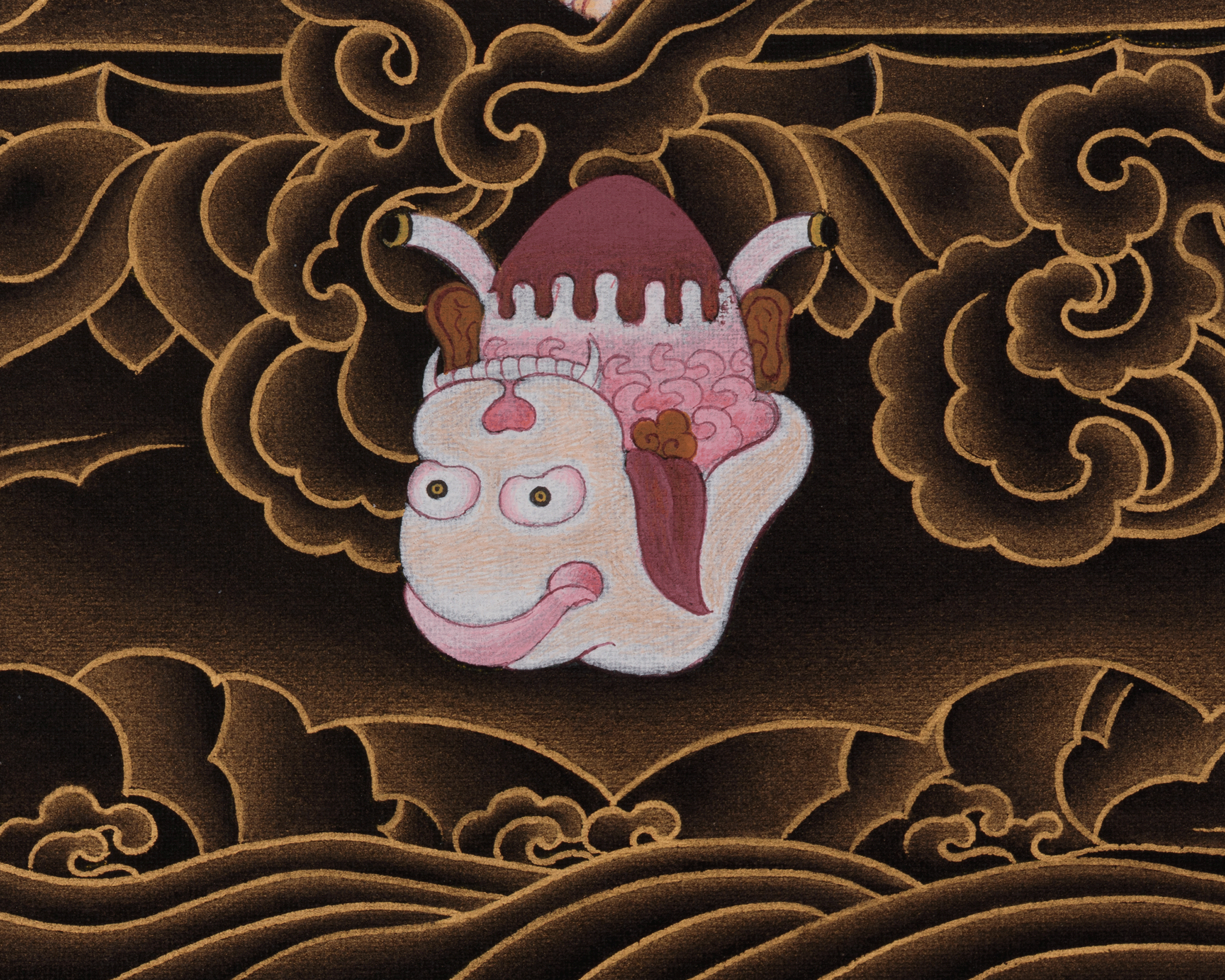 Sacred Dorje Drollo Thangka | Symbol of Fierce Compassion, Awakened Presence
