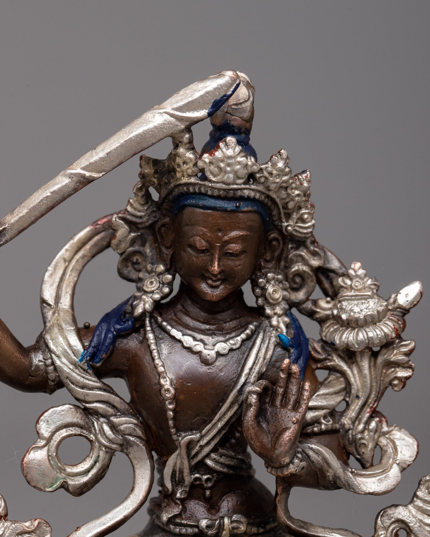 Machine molded Manjushri Statue | Effortlessly Elegant Representation of Wisdom