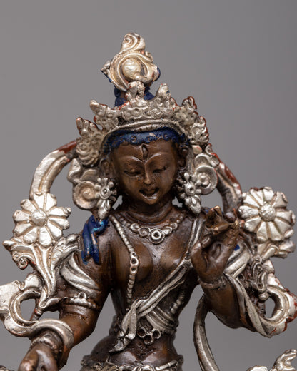 Machine Made Sita Tara Statue |  Exquisite Craftsmanship for Spiritual Devotion