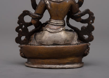 Small Vajrasattva Statue | Discover the Spiritual Symbolism crafted by Machine