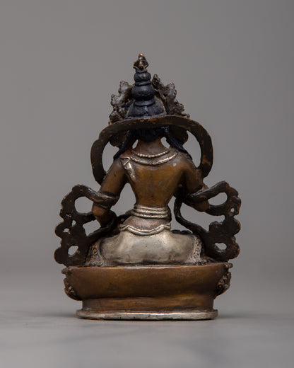 Small Vajrasattva Statue | Discover the Spiritual Symbolism crafted by Machine