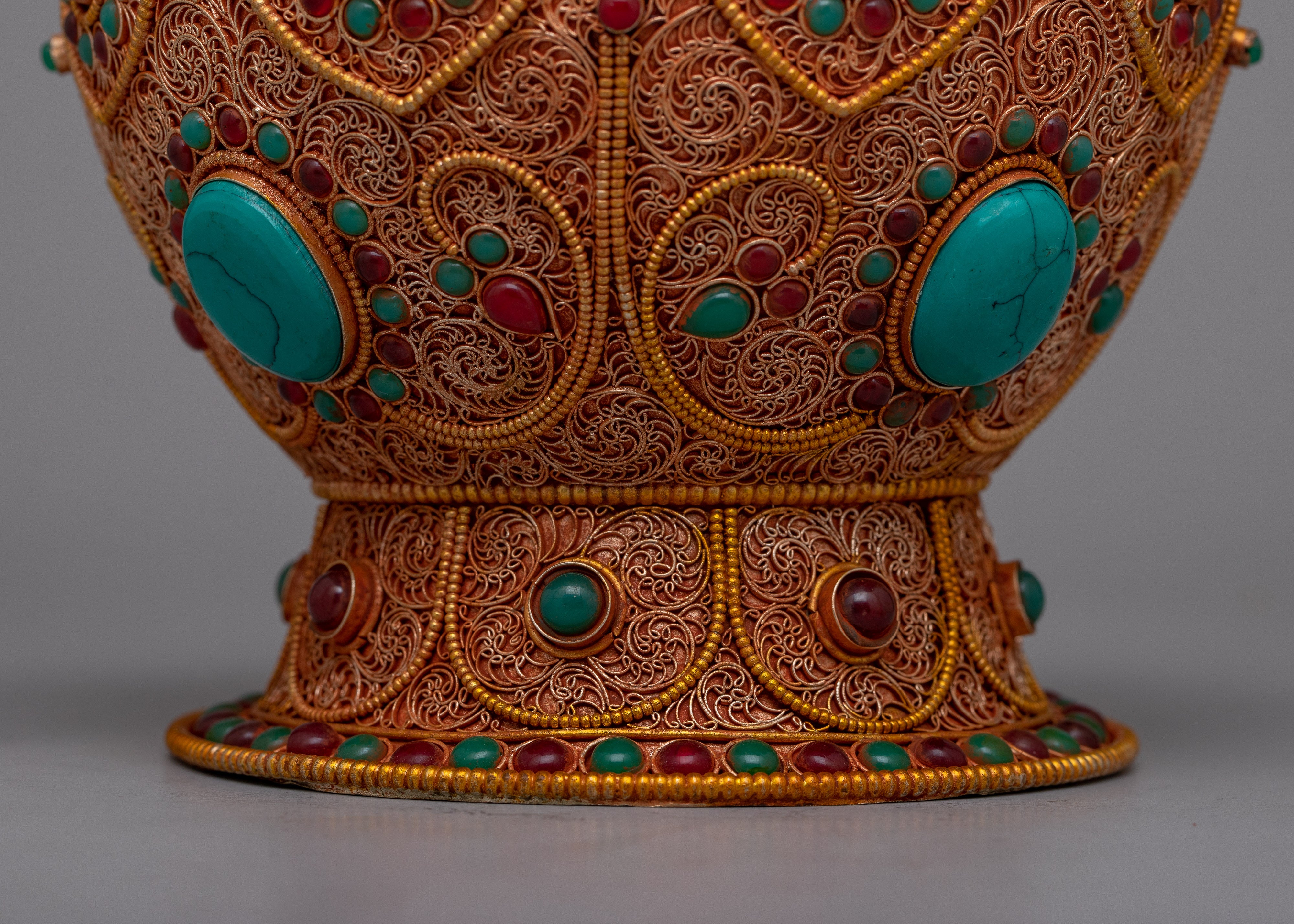 Tibetan Crock Jar | Infuse Your Space with Cultural Charm