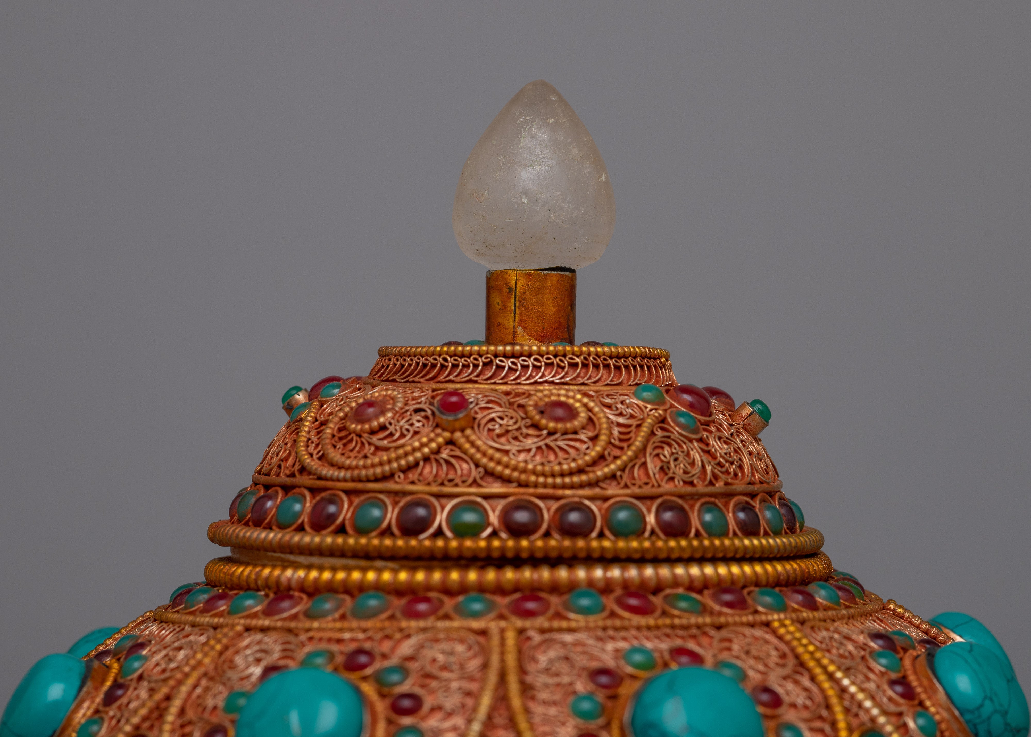 Tibetan Crock Jar | Infuse Your Space with Cultural Charm