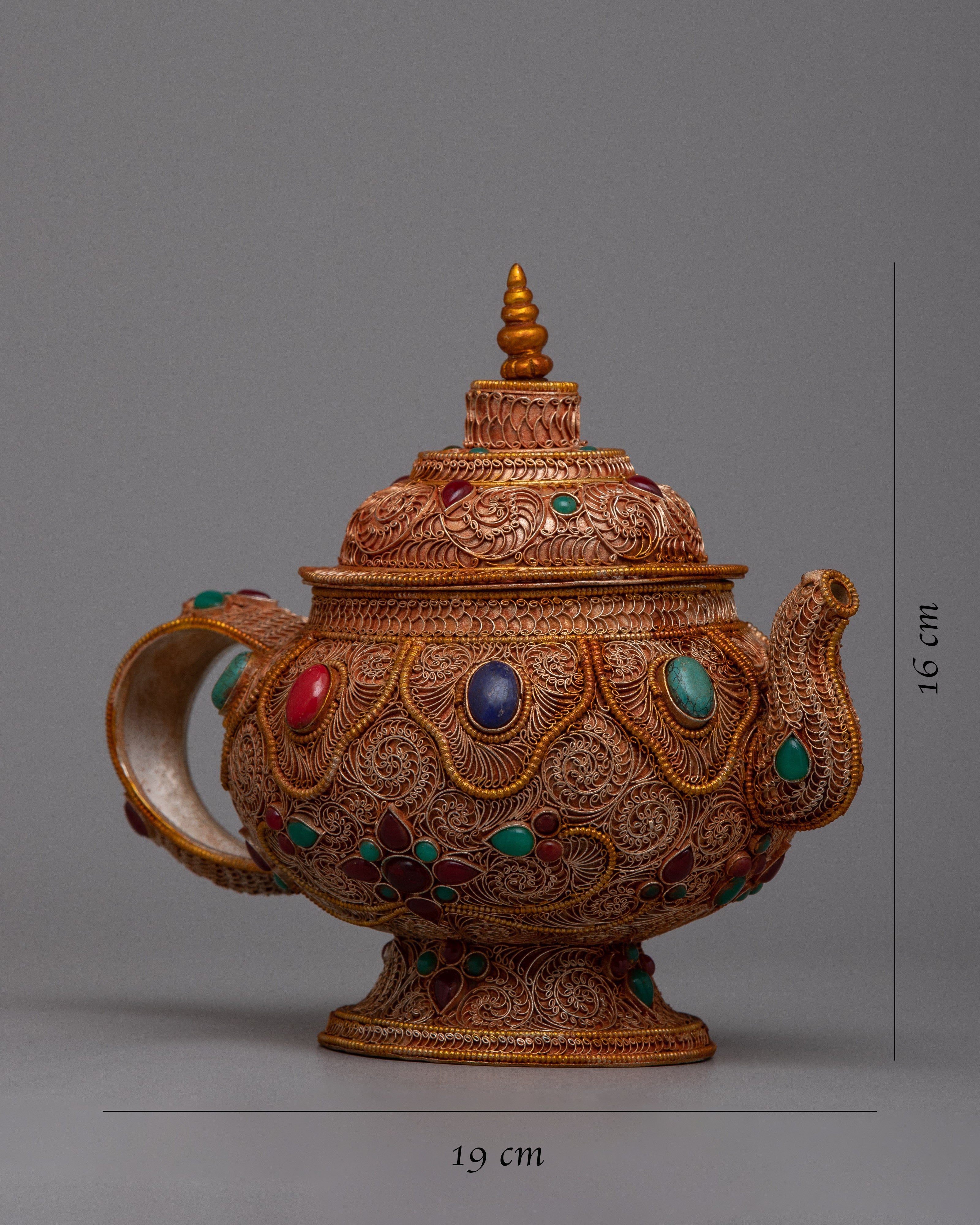 Tibetan Copper Teapot | Copper Teapot Infusing Cultural Charm