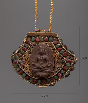 Nepalese Ghau Locket | Traditional Symbol of Spiritual Safeguarding