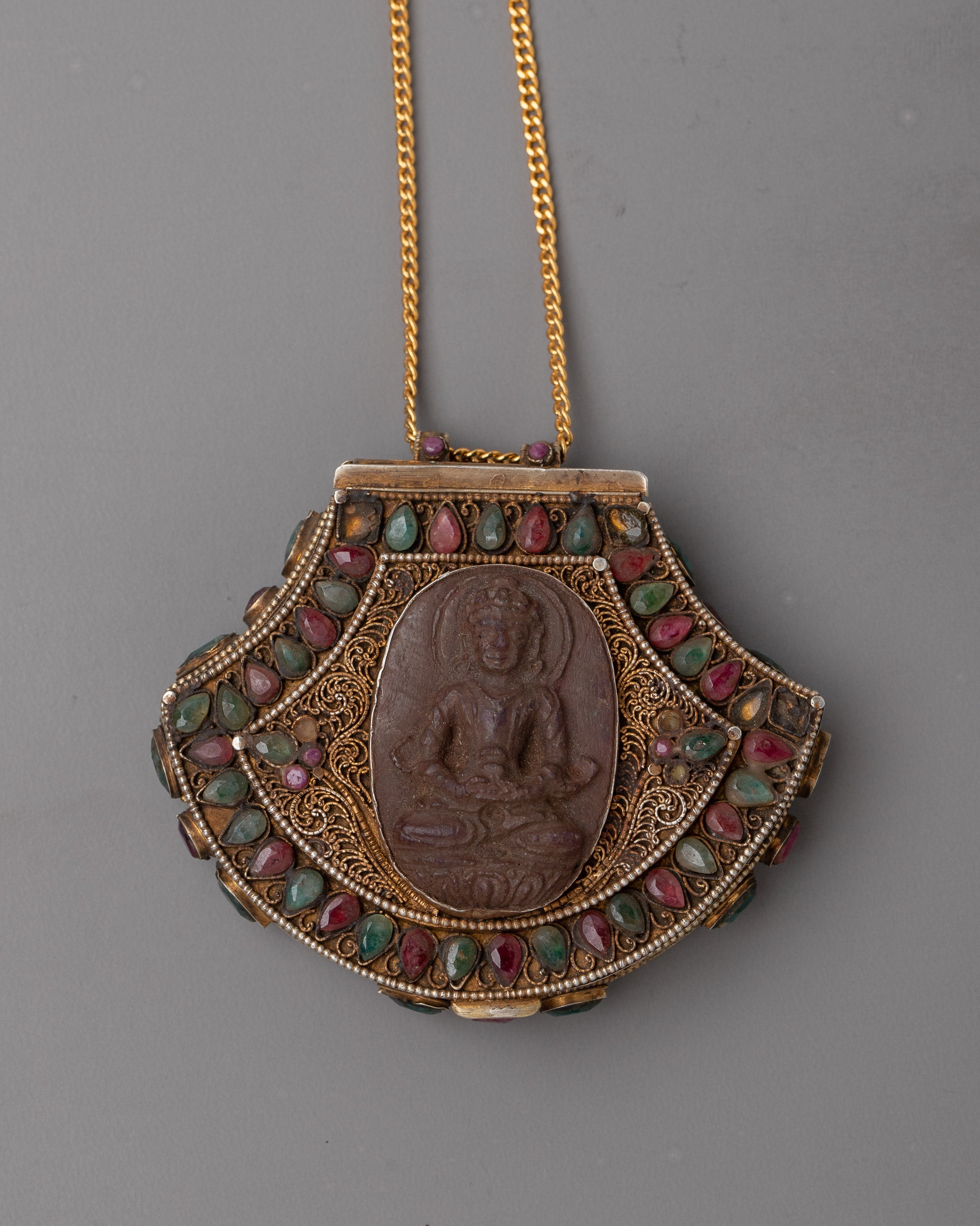 Nepalese Ghau Locket | Traditional Symbol of Spiritual Safeguarding