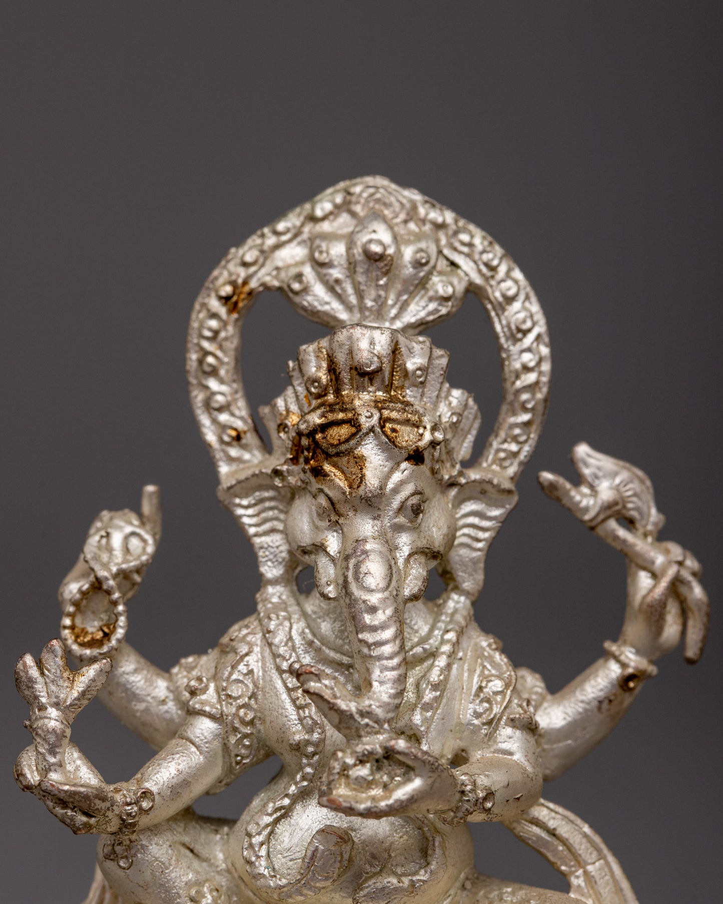 Ganesh Idol Copper | Hindu God Sculpture for Home Decor