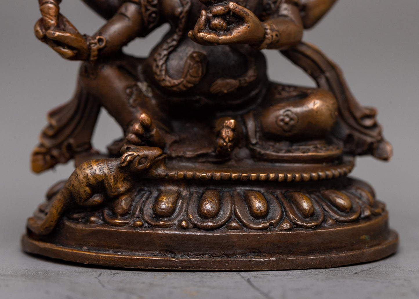 Copper Statue of Lord Ganesha | Machine made Statue  for Puja Rooms and Meditation Corners