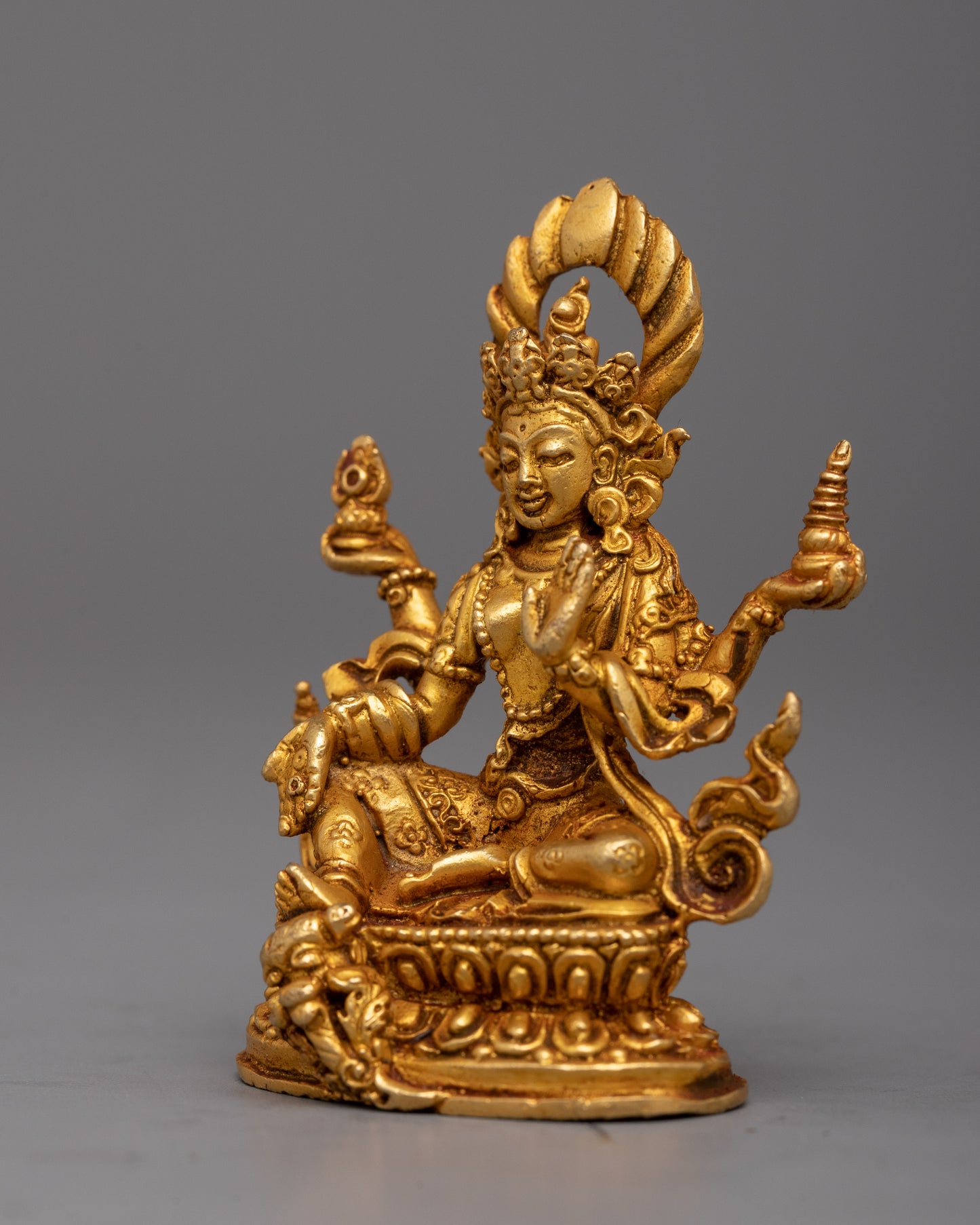 Gold Laxmi Statue | Embrace Divine Grace and Prosperity