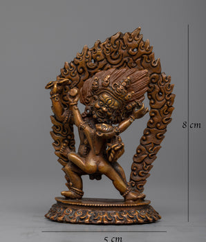 Buddhism Black Dzambhala Statue | Ideal for Spiritual Altars and Home Décor